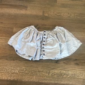 Kimchi & Blue Skirt 1 Blue Buttons Y2K EUC